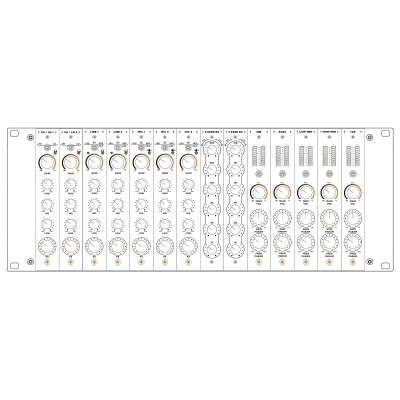 Modulaire 4U Setup 2 - 2PHLN + 2LINE + 3MIC + 12-B EQ +...