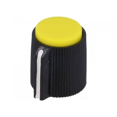 Capuchon de potentiomètre à vis / Couleur Jaune