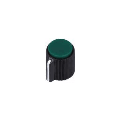 Capuchon de potentiomètre à vis / Couleur Verte